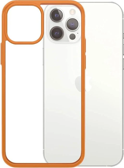 PanzerGlass Clear Case Color AntiBacterial Limited Edition für Apple iPhone 12/12 Pro orange