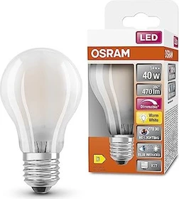 Osram Ledvance Superstar+ Classic A GL FR 40 3.4W/927 E27