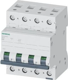 Siemens Leitungsschutzschalter 400V 10kA, 3+N-polig, C, 0,5A
