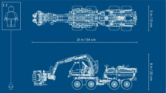 LEGO Technic - Harvester-Forstmaschine