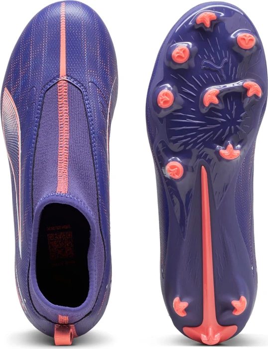 Puma Ultra 5 Match+ Laceless FG/AG lapis lazuli/puma white/sunset glow