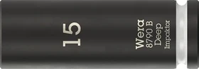Wera 8790 B Impaktor Deep Außensechskant Steckschlüssel 3/8", 15x63mm