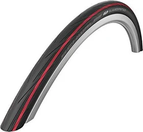 Schwalbe Lugano 700x25C K-Guard Reifen faltbar red stripes