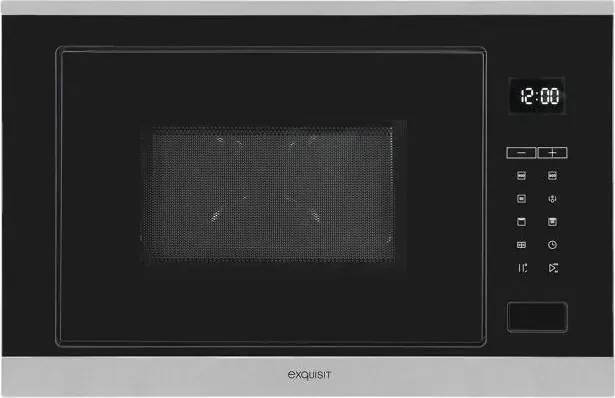 Exquisit EMW25-G-020 Mikrowelle mit Grill inox