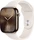 Apple Watch Series 10 42mm Titan gold mit Sportarmband S/M Polarstern (MX063QF)