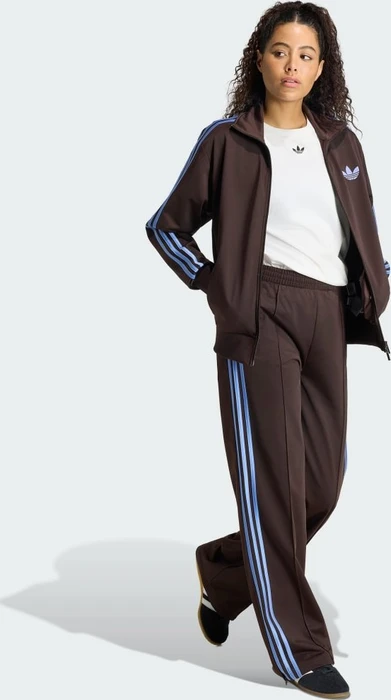 adidas Firebird Trainingshose lang aurora coffee/blue fusion (Damen)