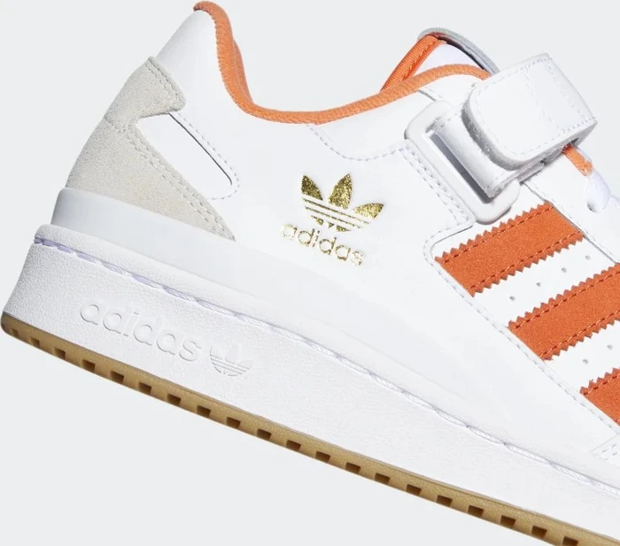 adidas Forum Low cloud white/true orange/gum