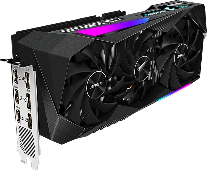GIGABYTE AORUS GeForce RTX 3070 Master 8G (Rev. 1.0/1.1), 8GB GDDR6, 3x HDMI, 3x DP