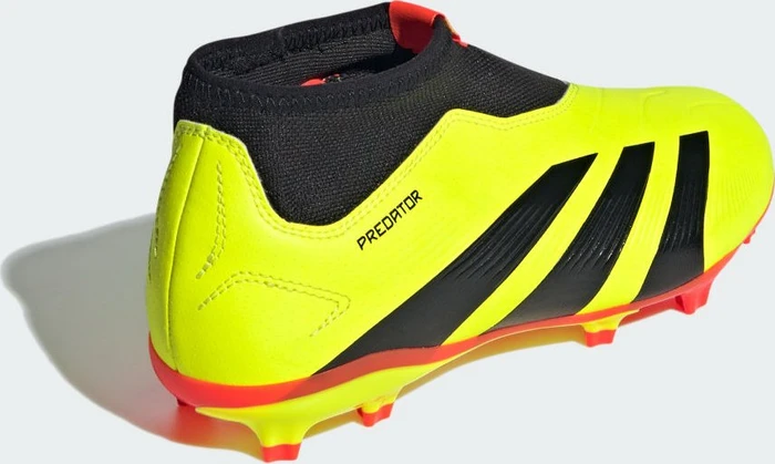 adidas Predator 24 League Laceless FG team solar yellow 2/core black/solar red (Junior)
