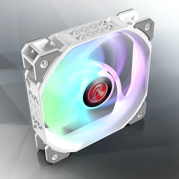 Raijintek Ageras 12 White ARGB, LED-Steuerung, 120mm, 2er-Pack