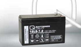 Q-Batteries Bleiakku 12LS-7.2 F1