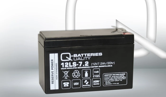 Q-Batteries Bleiakku 12LS-7.2 F1