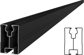 SL Rack RAIL 60 4750mm schwarz eloxiert