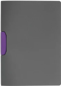Durable Duraswing Color 30 Klemmmappe, A4, anthrazit/violett