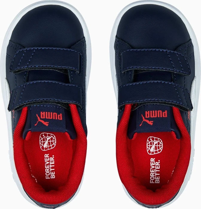 Puma Smash 3.0 Leather V puma navy/puma white/for all time red (Junior)