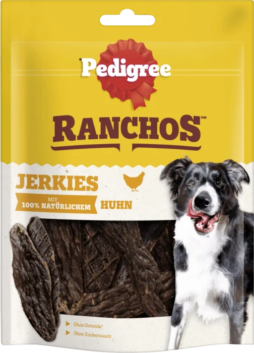 Pedigree Ranchos, Jerkies, mit Huhn, 70g