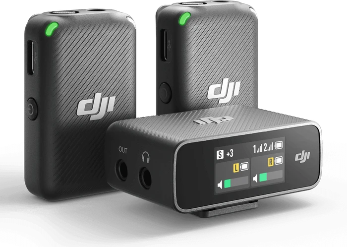 DJI Mic, 2 Sender + 1 Empfänger + Ladeschale