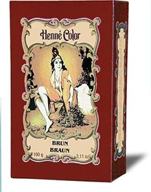 Henné Color Henna Powder Haarfarbe Brown, 100g