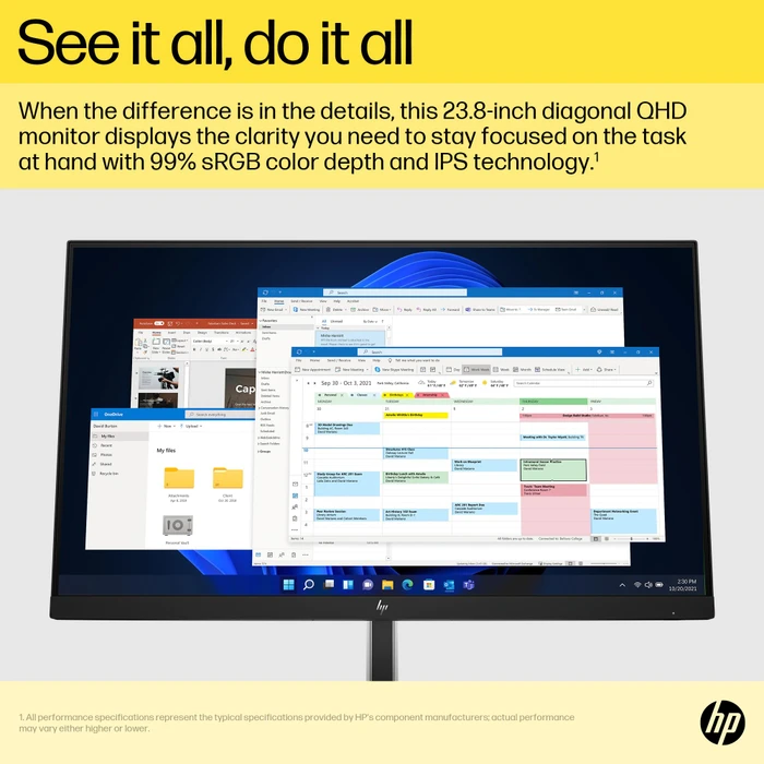 HP E24q G5, 23.8"