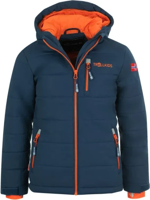 Trollkids Hemsedal Snow XT Skijacke mystic blue/orange (Junior)