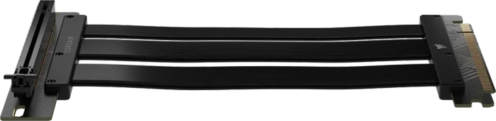 Corsair Premium Riser-Kabel, gewinkelt, PCIe 5.0, 175mm, schwarz