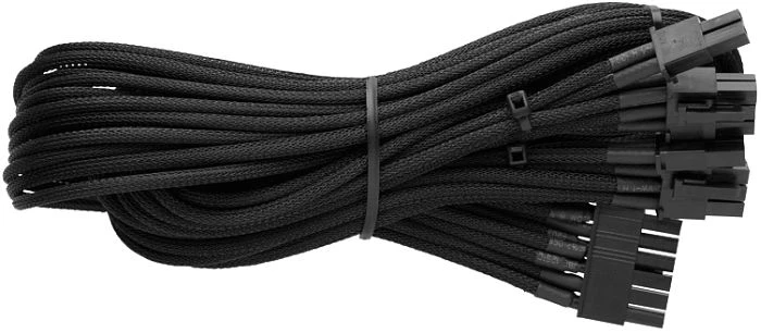 Corsair AX850/AX750/AX650 Sleeved Modular Upgrade-Kit, schwarz