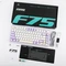 Epomaker x Aula F75, Purple, LEDs RGB, hot-swap, LEOBOG Reaper, USB/Bluetooth, US Vorschaubild