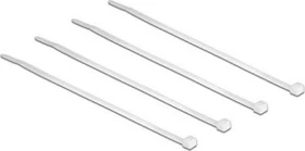 DeLOCK Kabelbinder, 2.5mm, 100mm, transparent, 100 Stück