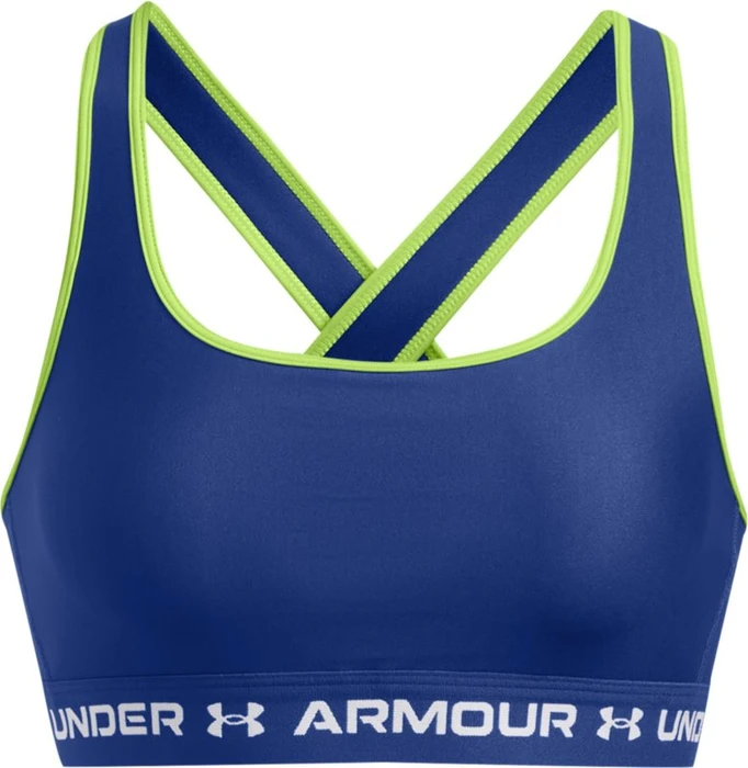 Under Armour Armour Mid Crossback Sport-BH tech blue/retro green (Damen)