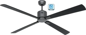 CasaFan Eco Neo III 152 BG-SW/TK WiFi Deckenventilator teak/schwarz/basaltgrau