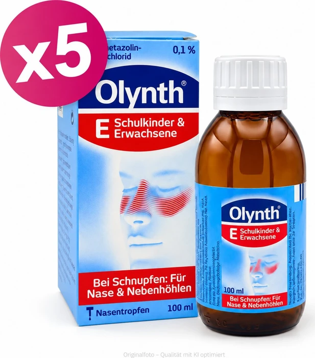 Olynth 0.1% für Schulkinder + Erwachsene Nasentropfen, 100ml