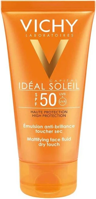 Vichy Capital Soleil Mattierendes Sonnenfluid für das Gesicht LSF50, 50ml