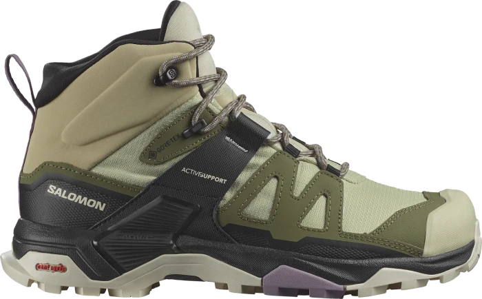 Salomon X Ultra 4 Mid GTX alfalfa/deep lichen green/almond milk (Damen)