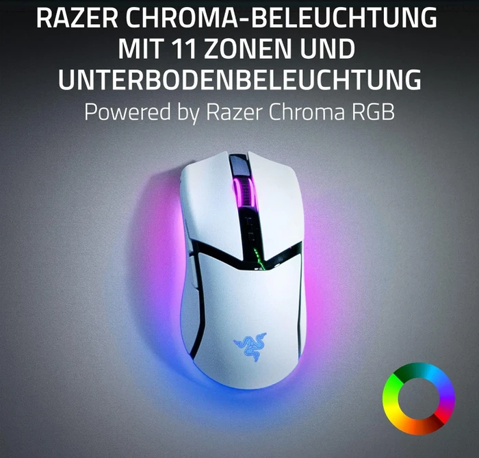 Razer Cobra Pro weiß, USB/Bluetooth