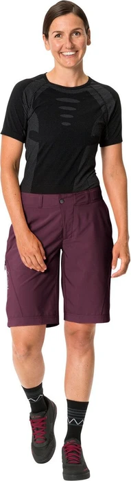 Vaude Ledro Shorts Fahrradhose kurz cassis (Damen)