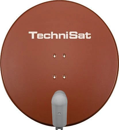 TechniSat Satman 850 Plus rot inkl. Unysat Quattro-LNB