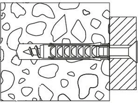 fischer S 8x40 K Spreizdübel, 8x40mm, 20 Stück