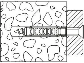 fischer S 8x40 K Spreizdübel, 8x40mm, 20 Stück