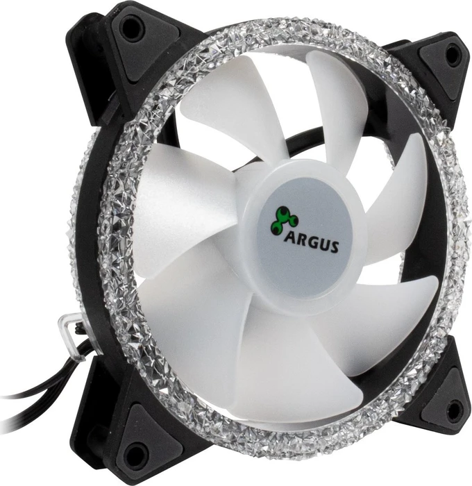 Inter-Tech Argus RS-07 RGB, LED-Steuerung, Fernbedienung, 120mm, 3er-Pack