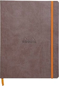 Rhodia Rhodiarama Notizbuch, 190x250mm, liniert, Softcover, chocolate, 80 Blatt