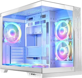 Modecom Volcano Panorama Apex ARGB 5F White, Glasfenster