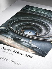 Hahnemühle Photo Matt Fibre 200 Fotopapier matt weiß, A4, 200g/m², 25 Blatt