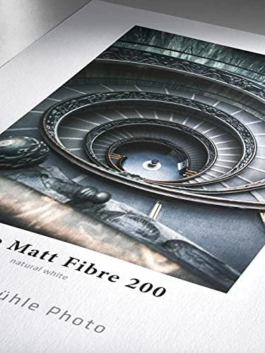 Hahnemühle Photo Matt Fibre 200 Fotopapier matt weiß, A4, 200g/m², 25 Blatt