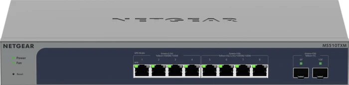 Netgear MS510 Desktop 10G Smart Switch, 8x RJ-45, 2x SFP+