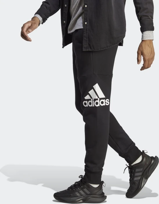 adidas Essentials French Terry Tapered Cuff Logo Trainingshose lang schwarz (Herren)