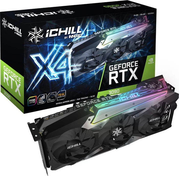 INNO3D GeForce RTX 3090 iCHILL X4, 24GB GDDR6X, HDMI, 3x DP