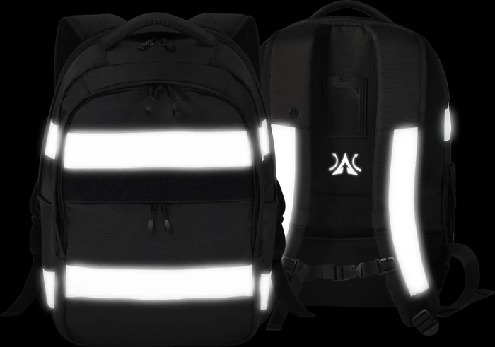 Dicota Reflective 25 Liter, Notebook Rucksack, schwarz, V2