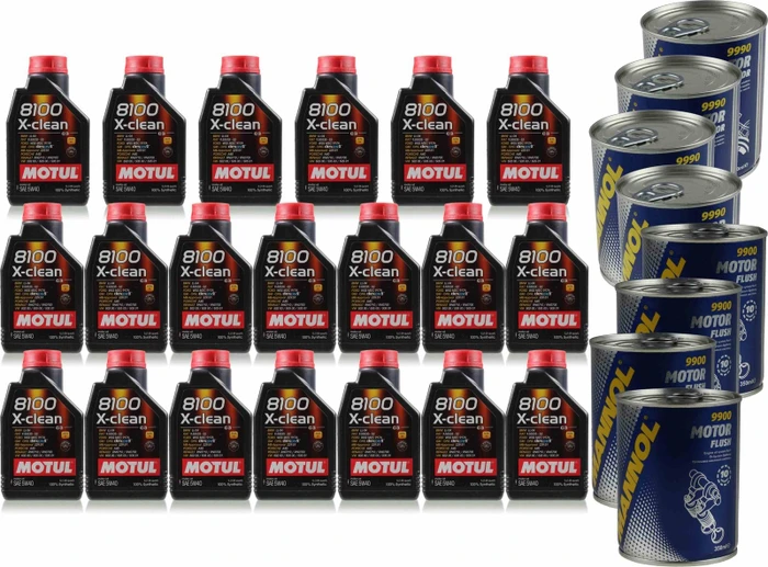 Motul 8100 X-clean 5W-40 20l