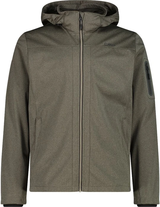 CMP Light Softshell Melange Funktionsjacke sage mel/pine (Herren)