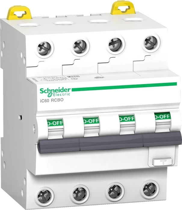 Schneider Electric FI/LS-Schalter iC60N, 4P, 32A, B-Char., 30mA, Typ A SI, 6kA (A9D77432)